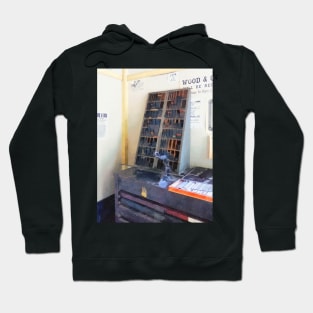 Printers - Vintage Slug Cutter in Print Shop Hoodie